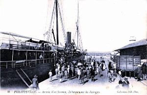 Philippeville - Arrivee d'un Steamer